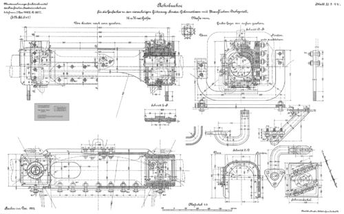 K.P.E.V. Tenderlokomotive Gattung  T 9.3 - Achsbuchse für Laufachse