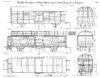 K.P.E.V. Bedeckter Güterwagen (Hohlglaswagen) Blatt C.e. 5 Ansichten