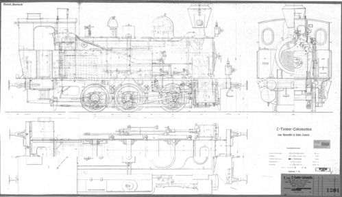 Henschel C-n2 Industrie-Tenderlok Typ „Bismarck“